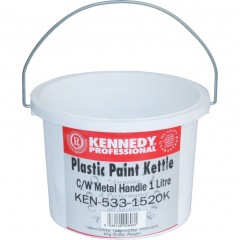 KENNEDY KEN5331520K 1Ltr Plastic Paint Kettlec/W Metal Handle