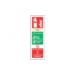 SITESAFE SSF9641050K Foam Extinguisher300X100Mm Rg