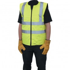 TUFFSAFE TFF9624711B Hi-Vis Reversible Body Warmer(En20471) Yellow M