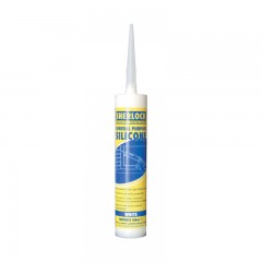 SHERLOCK SHK7163100K White Silicone Sealant Cartridge310Ml