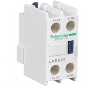 SCHNEIDER ELECTRIC LADN20 Auxiliary Contact Block 2NO