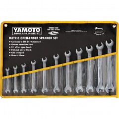 YAMATO YMT5824951P  6-32Mm Ch/Vanadium O/E Spanner Set 11pc