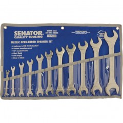 SENATOR SEN5824850K 6-32mm Ch/Vanadium O/E Spanner Set (11pc)